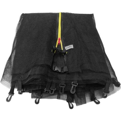 Filet de sécurité pour trampoline de 1,5 m, filet périphérique pour 6 barres, pièces de trampoline de haute qualité, combinaisons de rechange faciles à installer pour l'extérieur (1/4)