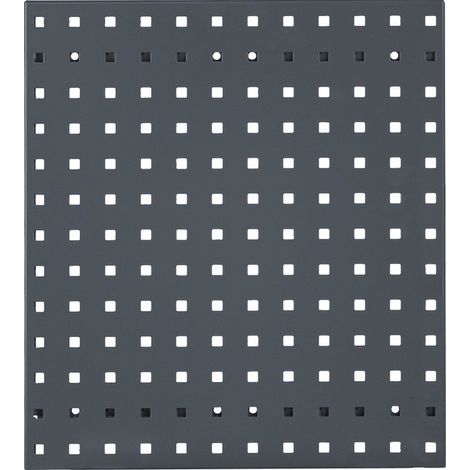 Panel perforado L450XL500 mm de antracita gris. RAL 7016 Rasterplan