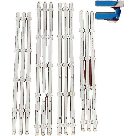 Tira de LED, Longitud: 47 pulgadas, Flujo luminoso: Menos de 60, Fuente de alimentación: CC, Regulable: Sí, Compatibilidad: Varios modelos de TV (1/5)