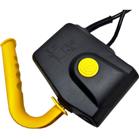 Vollständige Schaltereinheit inkl. Schuko Stecker und 2-adrigem Anschlusskabel (1/3)