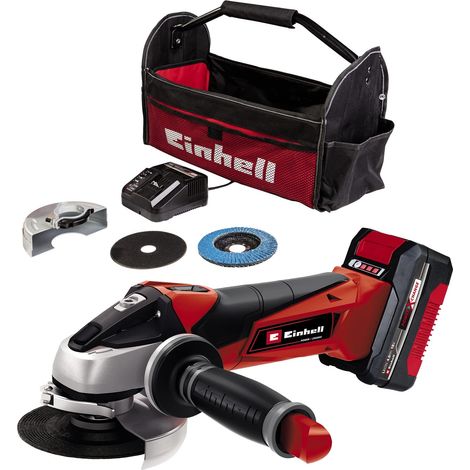 Smerigliatrice Angolare a Batteria Einhell Te Ag 115 Li 18V 4,0 ah 115 mm (1/5)