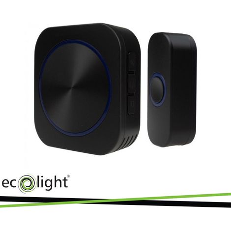 CAMPANELLO WIRELESS A BATTERIA BAM-02 NERO (1/3)