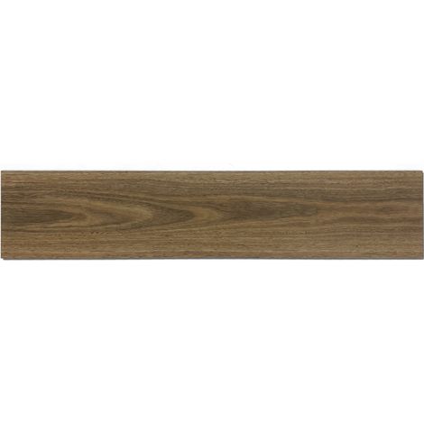 Pavimento SPC in PVC effetto legno marrone 5 mm, sistema a clic, 0,5 mm strato usura (1/5)