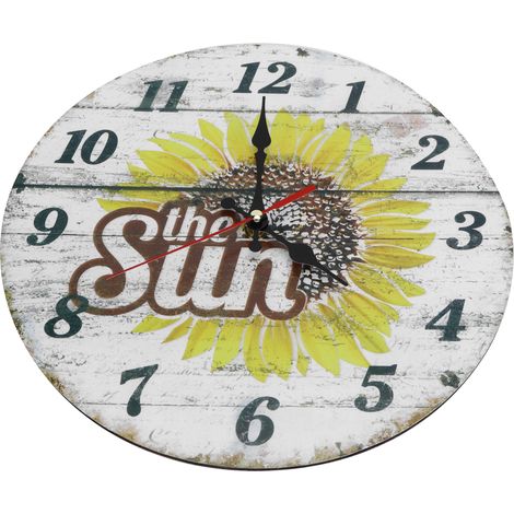 Horloge Murale Rétro 30cm Style Européen, Décoration Salon Vintage, Modèle 1 (1/5)