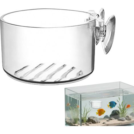 Aquarienpflanzenhalter Klare Acryl Töpfe mit Saugnäpfen