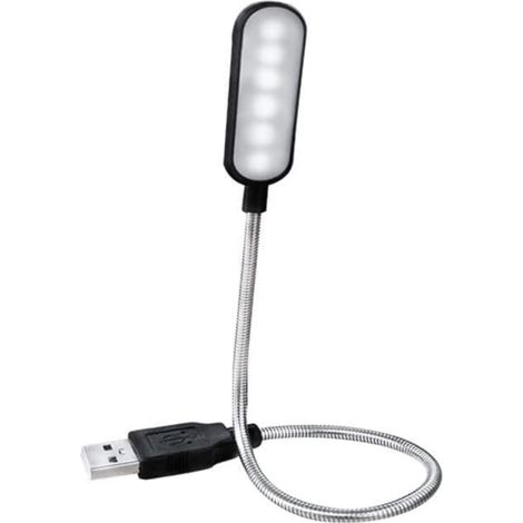 Lampe USB - LED Réglable - Pour Clavier Et Espace De Travail - Compatible Ordinateur Portable - 2 Pièces (1/5)