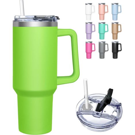 Isolierbecher – 1 Stück – Edelstahl – 24-Stunden-Doppelisolierung – Ideal für Reisen, Büro und Sport – 1180 ml (1/5)