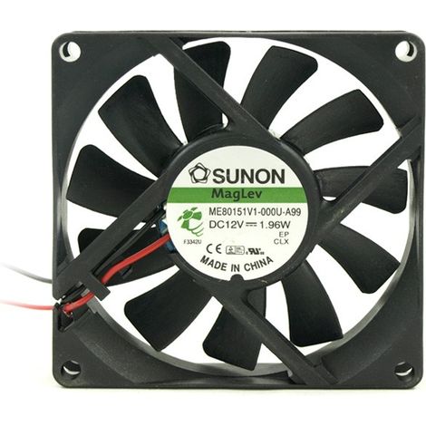Ventilatore 12Vdc 80x80x15mm 2W Vapo fili 1,96W