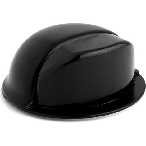 BRINOX tope puerta adhesivo con goma ø49 h22 negro , 