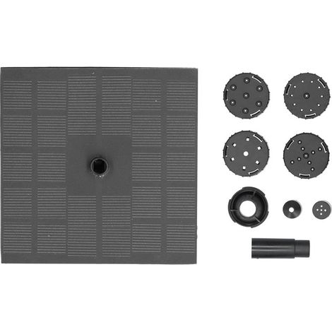 Pompe à eau de fontaine solaire flottante automatique pour étang jardin de paysage aquatique extérieur (1/5)