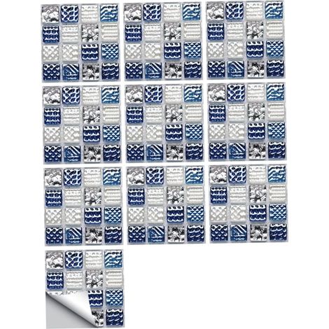 10pièces Autocollants De Carrelage Muraux Auto-adhésifs Imperméables Décoratifs Pour Cuisine Et Salle De Bains Style Marbre,15×15cm (1/5)