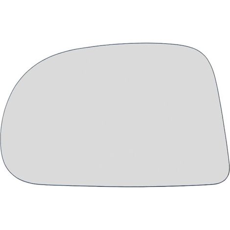 Vetro specchio nudo adesivo lato guidatore per hyundai atos dal 1997 (1/5)