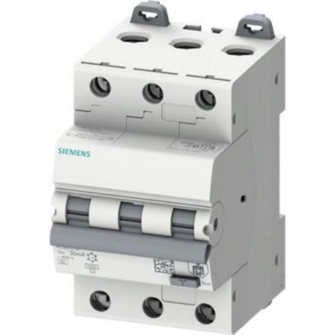 Siemens 5SU13366FP16 Interrupteur différentiel/Disjoncteur de protection Taille du fusible = 3 3 pôl
