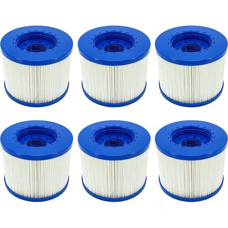 Screw-on Spa Filter, Filter Cartridge for Inflatable Spa, for Cozy Spa, Clever Spa, Lumix Spare Filter for Spa.(6) (1/5)