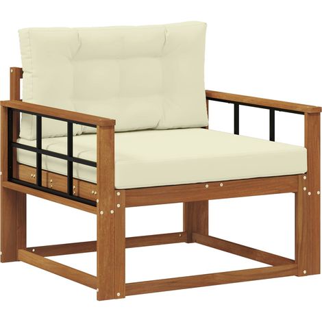 Sofa de milieu extérieur Bois d'Acacia Massif Naturel (1/5)