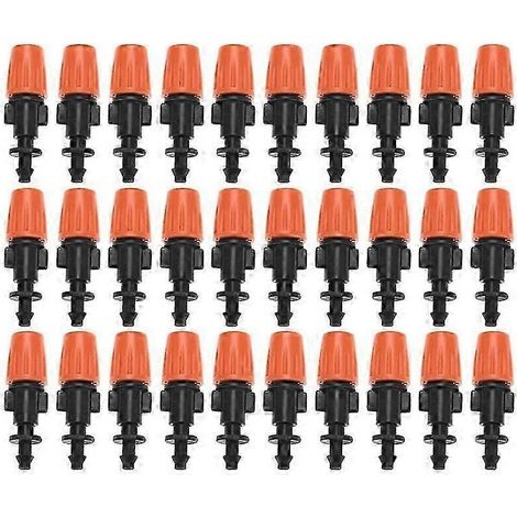 2025 50 Pcs Drip Irrigation Spray Nozzle, Water Spray Nozzle, Adjustable in 2 Modes: Water Mist and Water (1/5)