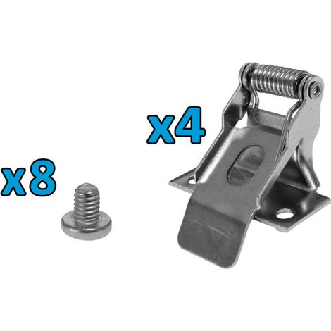Kit de montage encastré pour panneau LED à ressort Alcapower, cadre métallique 600x600 mm pour faux plafonds standard (1/2)