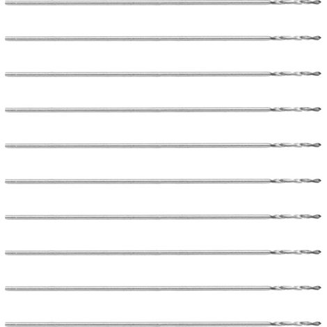 Foret hélicoïdal K10 0.3mm, 10 pièces, petite tige droite, perceuse à perles, outils (1/5)