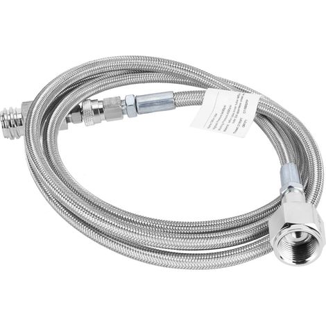 G5/8‑14 // TR21‑4 Kit adaptateur pour tuyau de soda externe pour bouteille de CO2, accessoire soda 1,8 m (1/5)