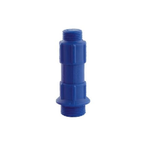 TAPPO DI COLLAUDO IMPIANTO A DOPPIO FILETTO 1/2x3/4 Rosso - 1/2 x 3/4 REMER