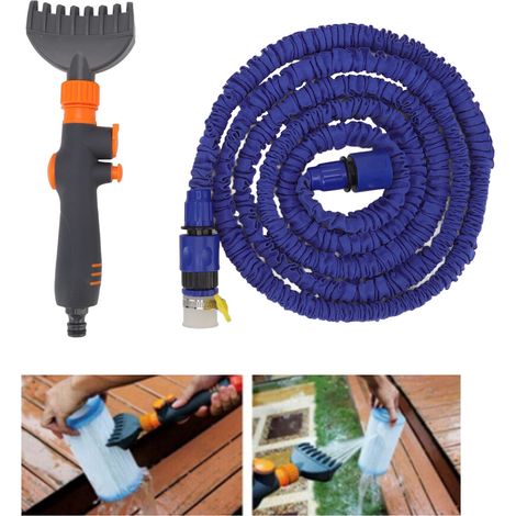 Ensemble de Nettoyage pour Piscine avec Brosse à Poignée et Flexible - Outils de Nettoyage de Cartouche en Orange-AUTRES (1/5)