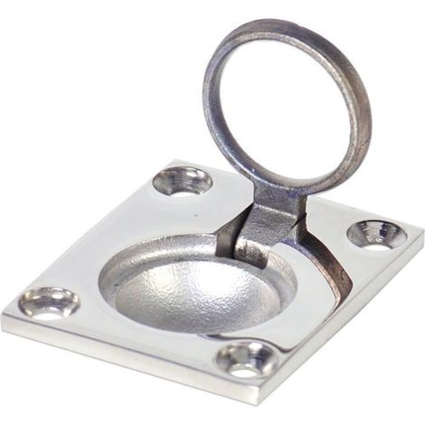 Supply of stainless steel pull rings, 3844 mm square handles, floor loops, fittings and accessories for yachts.
