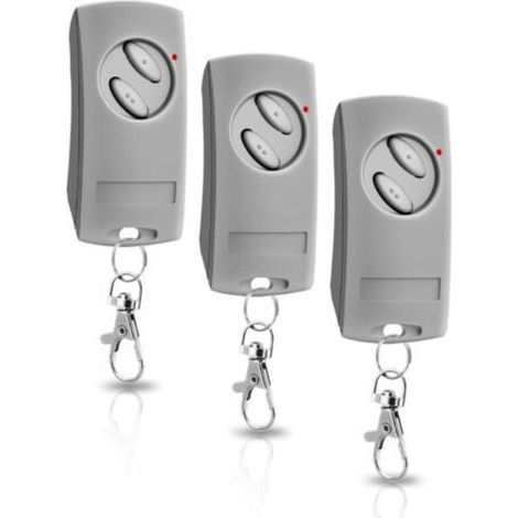 Set di 3 ricambi per trasmettitore portatile Ecostar RSC2, RSE2, 433,92 MHz, apriporta per garage a 2 canali, per porte da garage Liftronic 500, 700, 800. (1/5)