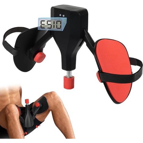 Entrenador muscular del suelo pélvico para hombres - Contador de sujeción de piernas multifuncional - Ejercitador de muslos ajustable 360° para el entrenamiento de fuerza de brazos, glúteos y piernas (1/5)