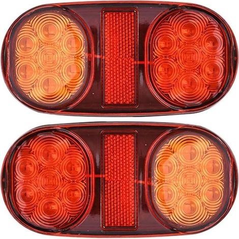 Feux de Remorque LED 12V,2pcs Feu Arriere pour Remorque LED Etanche (1/4)