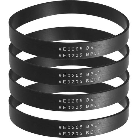 Lot de 4 courroies de rechange pour aspirateur vertical Eureka Style U E0205, compatible avec les modèles Eureka NEU202, NEU181, NEU180, etc. (1/5)