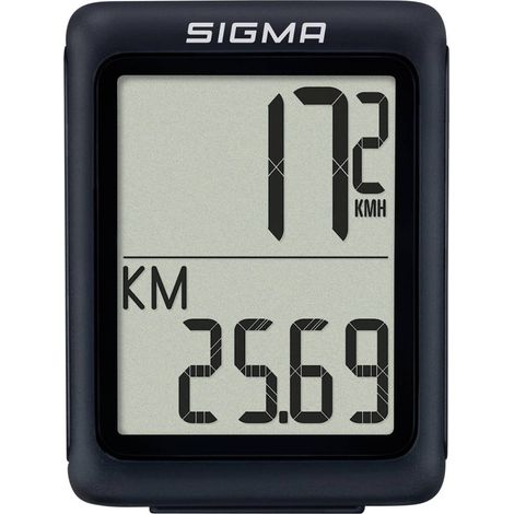 Sigma BC 5.0 WR Compteur de vélo transmission par câble avec capteur de roue (1/4)