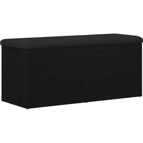 Maison Exclusive - Sitzbank mit Stauraum Schwarz Eichen-Optik 102