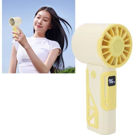 Ventilateur portable mini USB rechargeable silencieux avec grande vitesse de vent (1/5)