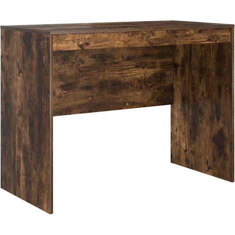 Maison Exclusive - Schreibtisch Geräucherte Eiche 100 x 50 x 76 c