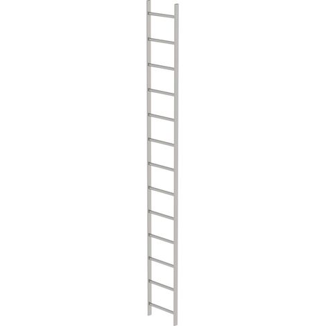 Günzburger Steigtechnik Echelle de cuvette en acier inoxydable V4A 400 mm de largeur intérieure 13 échelons - 063013 (1/3)