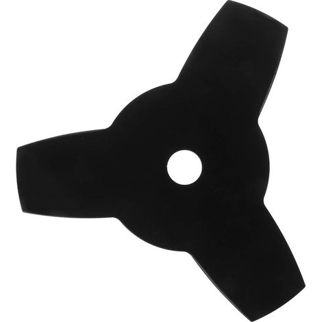 Brush cutter, grass trimmer head, blade, cutting blade, 3 teeth, 3 teeth, universal blade for garden lawn mower, black (inner diameter: 25.4 mm) (1/4)