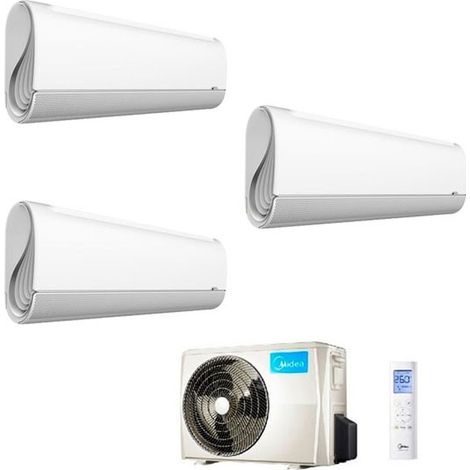 Climatizzatore Midea Trial Split BreezeleSS+ 9000+9000+9000 M30A-27HFN8-Q R-32 9+9+9
