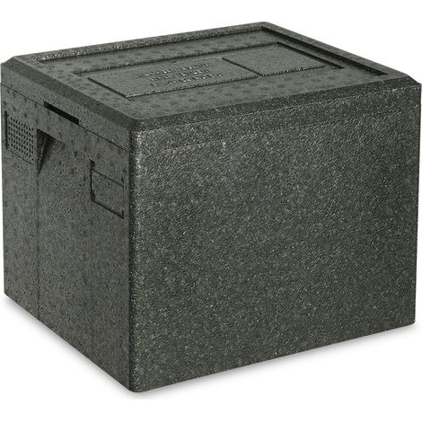 BRB Thermobox GN1/2 mit Deckel, LxBxH 390x330x315 mm, Inhalt 23 Liter, Gewicht 0,65 kg, anthrazit