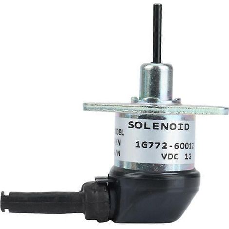 Électrovanne d'arrêt de carburant 12 V 1G772-60014 1G772-60012 pour moteurs V2607, V3300, V3600, KX057-4 et M6040F (1/4)