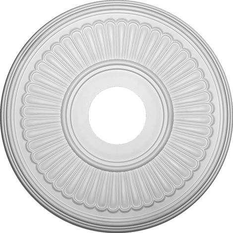 Rosace plafond 40,4 cm R047 - Polyuréthane (1/2)