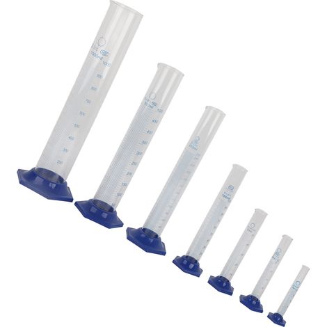 Messzylinder aus Borosilikatglas, 7er-Set, Laborinstrumente für präzise Messungen (1/5)