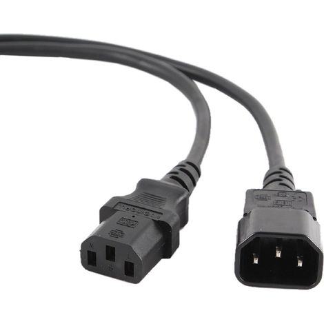 CABLE ALIMENTACION GEMBIRD C13 A C14 1,8M