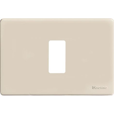 Placca 1 modulo Bticino serie magic avorio