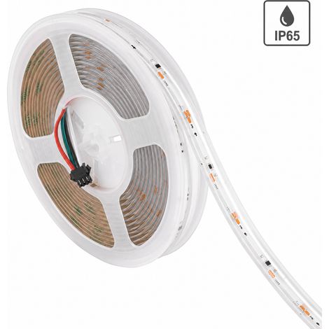 Digitaler COB LED-Streifen 2811 20IC/m 5M 19W/M RGB IP65 24VDC (1/2)