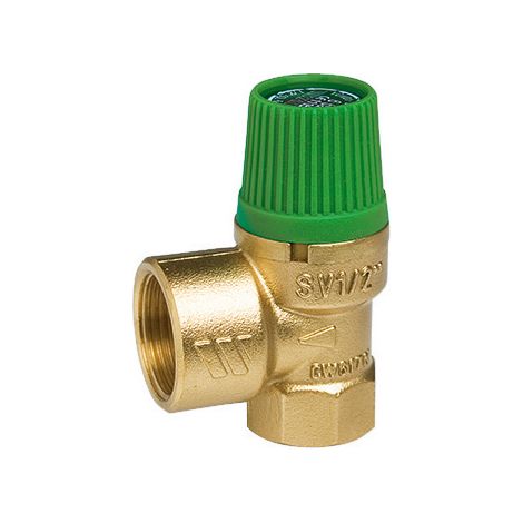 Soupape de sécurité solaire 8,0 bar Femelle 1/2" x 3/4" - WATTS (1/2)