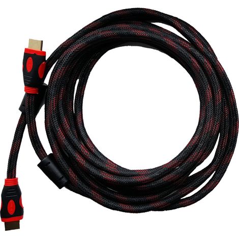 Dapetz ® 10-Meter 4K HDMI Cable 2.0 Ultra HD with High-Speed Ethernet Lead and UHD 1080p, supports 2160p 3D HDTV, Compatible with PS5, PS3, PS4, PC, Projector, HDTV, Xbox (1/5)