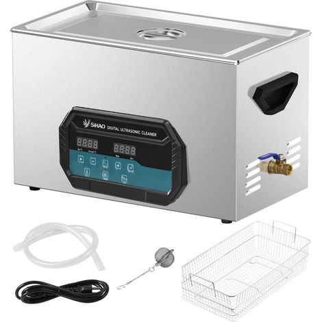 Accueil Nettoyeur à ultrasons 30L Machine à ultrasons multifonction portable pour un nettoyage polyvalent et efficace bleu