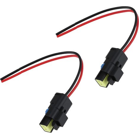 Lot de 2 connecteurs de capteur de température à 2 broches compatibles avec 107 206 207 208 307 308