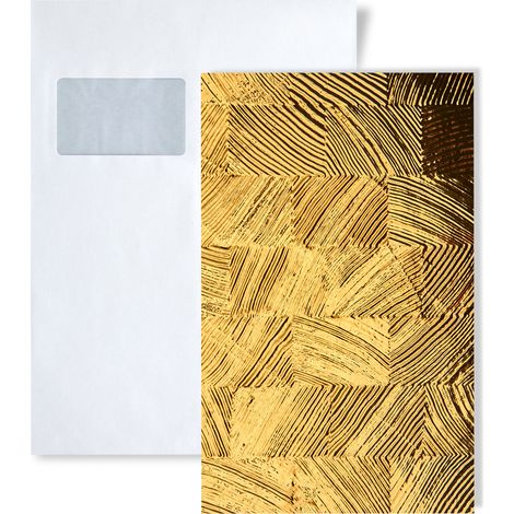1 SAMPLE PIECE S-29281 WallFace GRAIN GoldSTRUCTURE Collection Wall panel SAMPLE in DIN A5 size