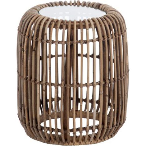 Table d'Appoint en Rotin "Ode" 45cm Naturel (1/3)